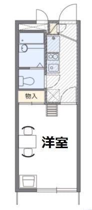 レオパレスエスペランサ公田の物件間取画像