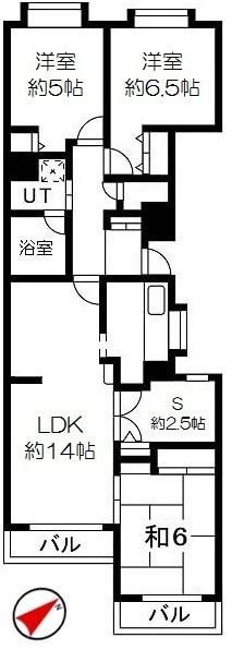 クリオ鎌倉笛田の物件間取画像