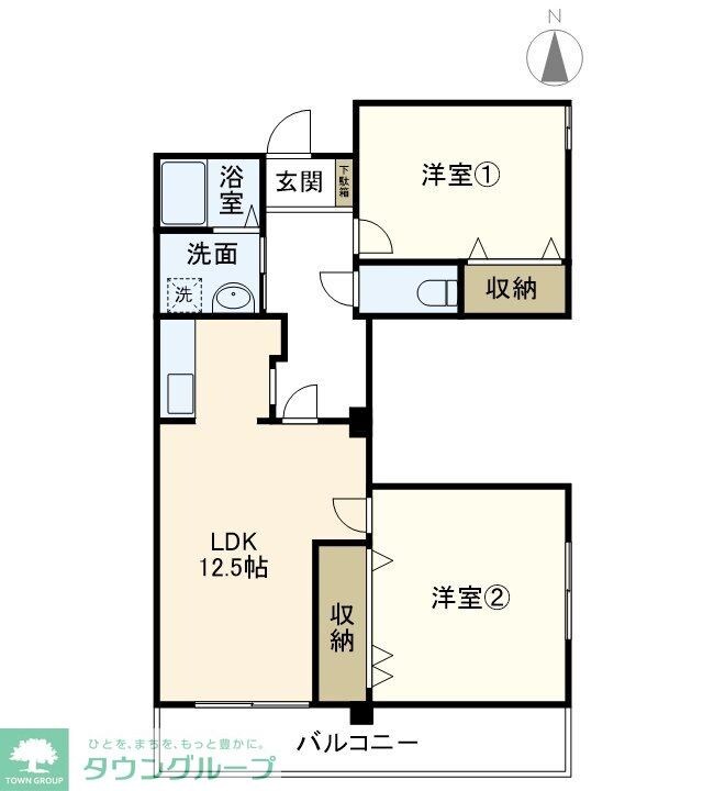 セントラーレ鳥が丘の物件間取画像