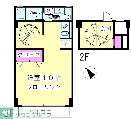 御用場マンションの物件間取画像