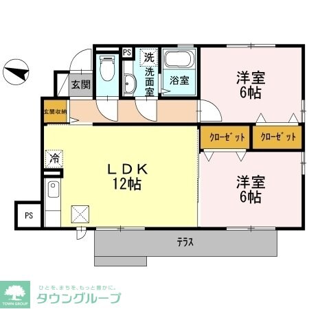 グランドゥールの物件間取画像