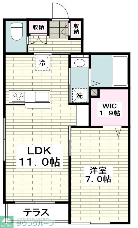クラウン　メゾンの物件間取画像