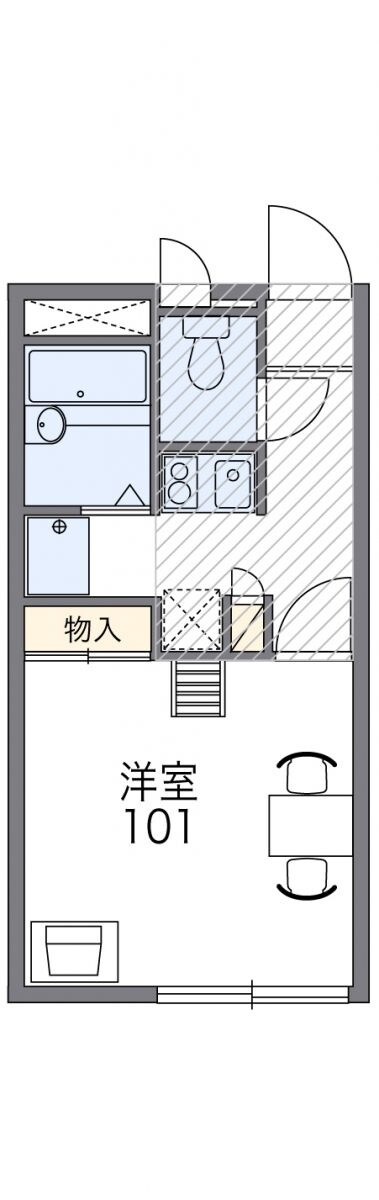 レオパレスチェルシーの物件間取画像