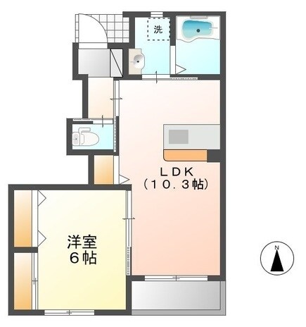 ユリエーゼの物件間取画像