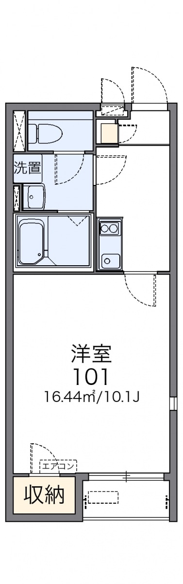 レオネクストリントアールの物件間取画像