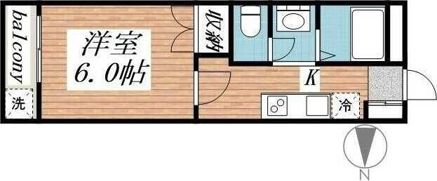 ＳＫハイツの物件間取画像