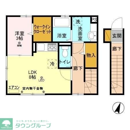 ヴァンベールの物件間取画像