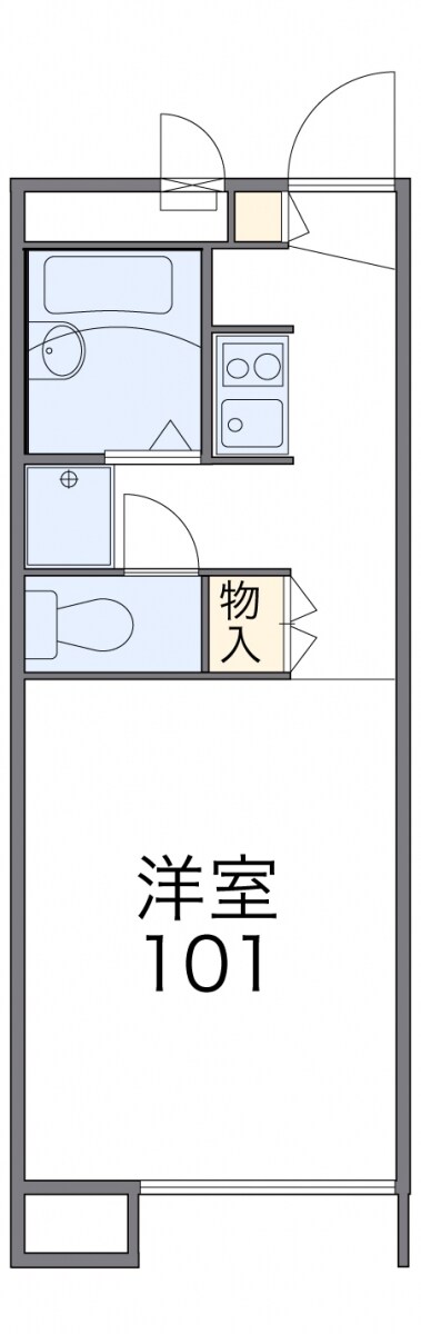 レオパレスエクセルの物件間取画像