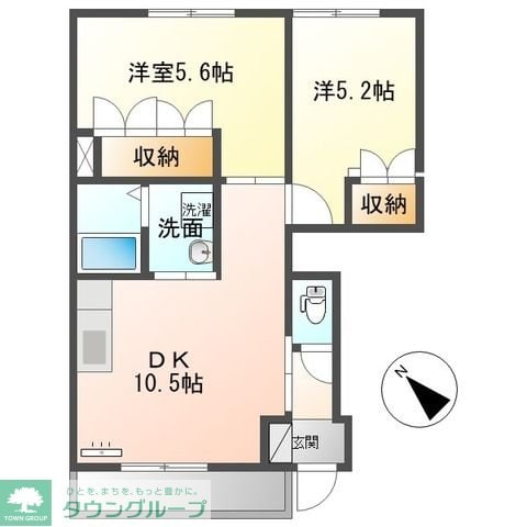 コンフォールの物件間取画像