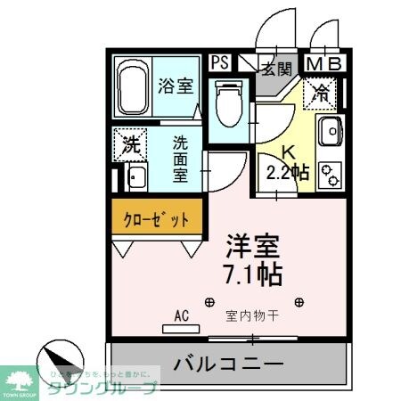 エスポアールの物件間取画像