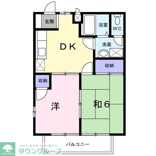 ニュ－シティウエストＣの物件間取画像