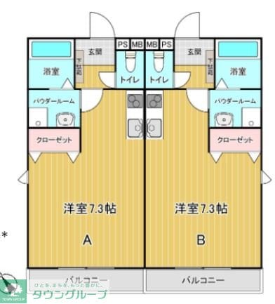 グランビューIIの物件間取画像