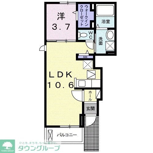 朝風サンハイツの物件間取画像