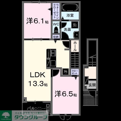 ヒカルサ熊谷江南中央　IIの物件間取画像