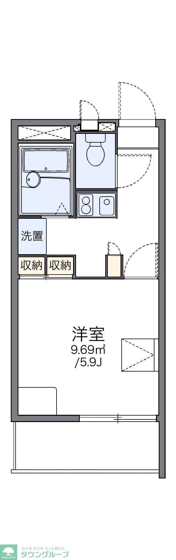 レオパレスＳＵＮ　ＬＩＧＨＴの物件間取画像