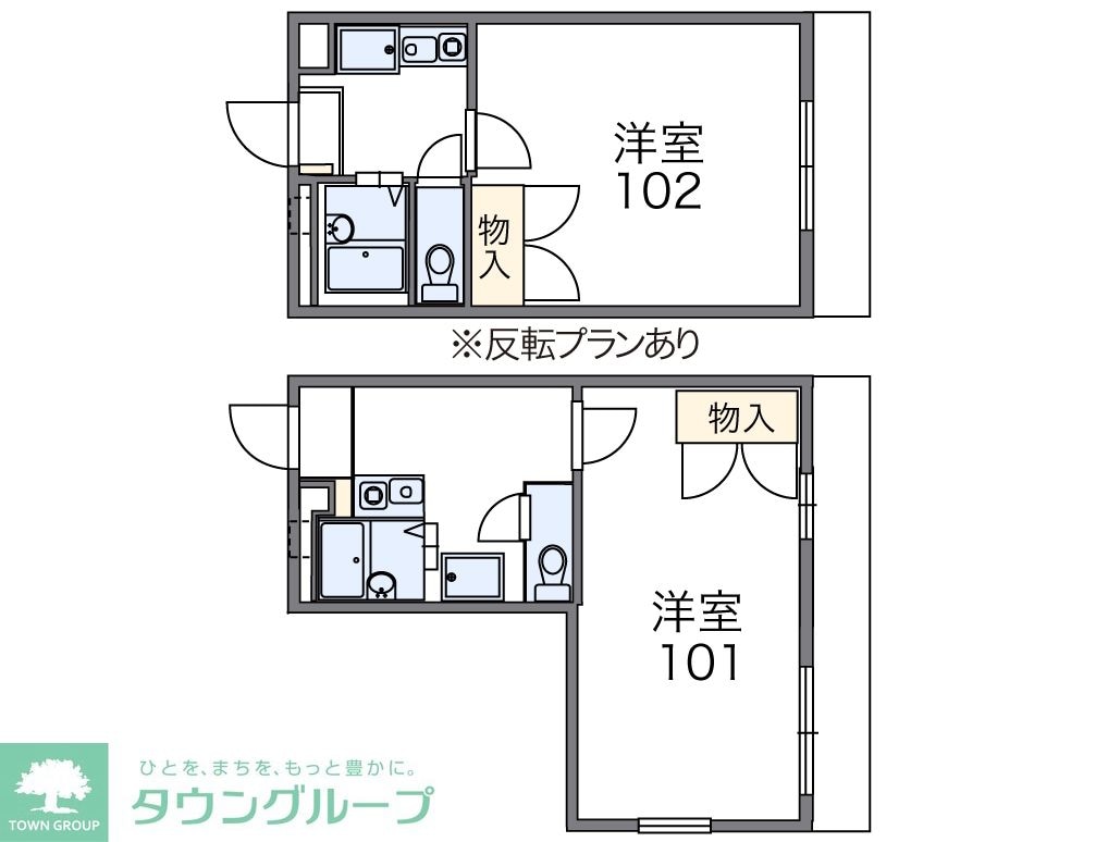 レオパレスＭＩＴＡ　10076の物件間取画像