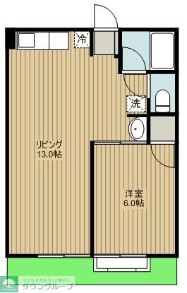 シティハイムジャルダンの物件間取画像