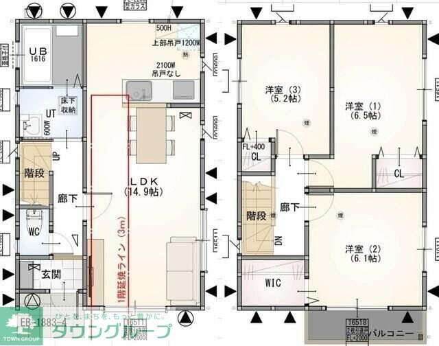 グランソフィア羽生の物件間取画像