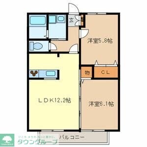 パルメゾンの物件間取画像