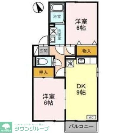 アットイーズ　Iの物件間取画像