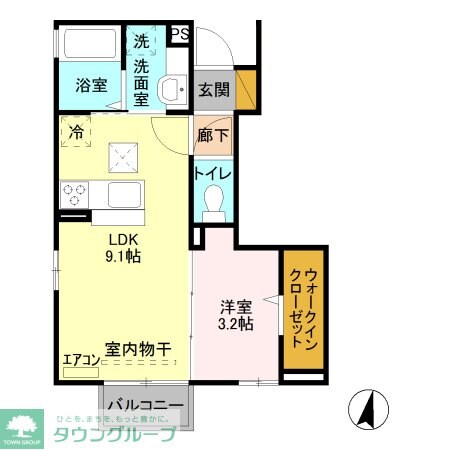 メゾンベール末広III　IIIの物件間取画像