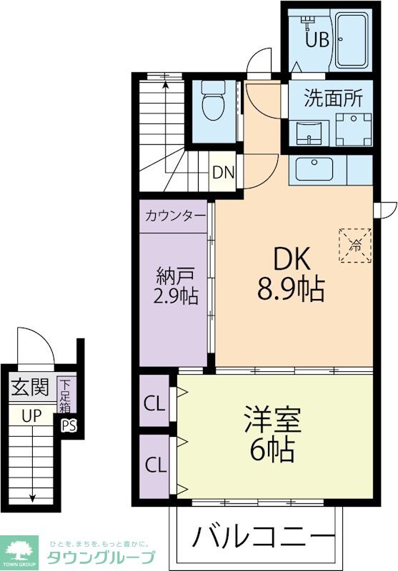 ヴェルデ・フォーリア(Verde  Foglia)の物件間取画像
