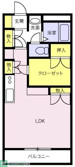 物件間取画像