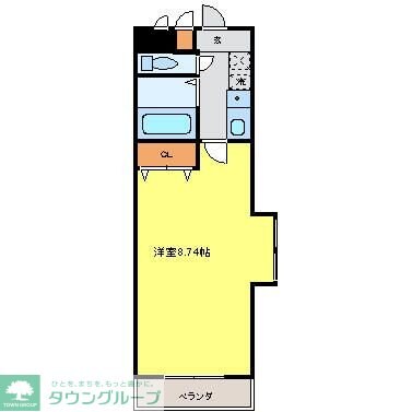 プラチナコート５８番館の物件間取画像