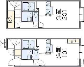 レオネクストコンフォートの物件間取画像