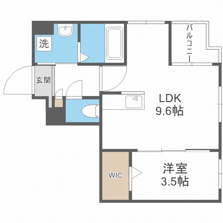 アヴァンセ千早の物件間取画像