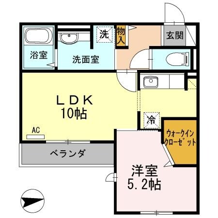 ルーチェ愛宕南の物件間取画像