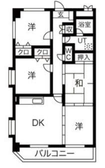 プレアール福重の物件間取画像