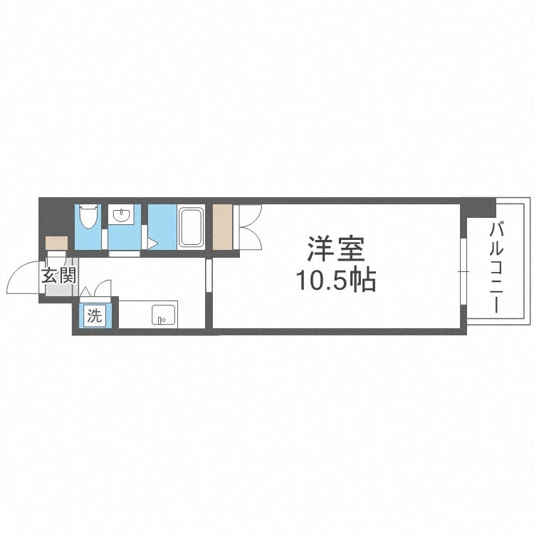 エンクレスト天神WINGの物件間取画像