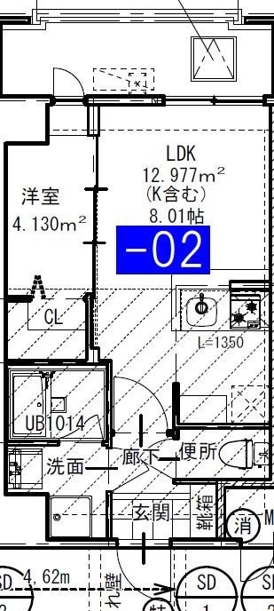 MODERN PALAZZO博多PRECIOUSの物件間取画像