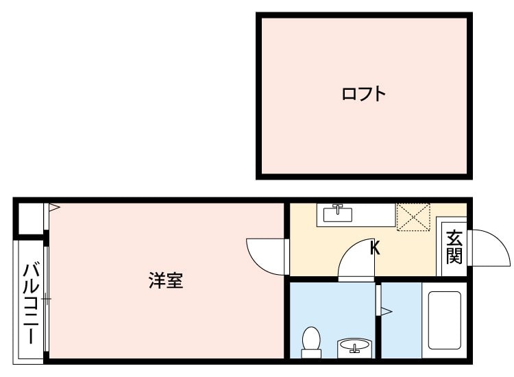 物件間取画像