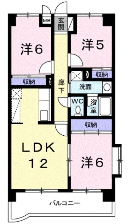 ファミール忠四郎の物件間取画像