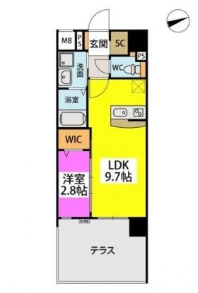 アスミール野芥の物件間取画像