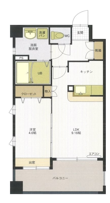 ニューガイアリルーム西新南No.67の物件間取画像