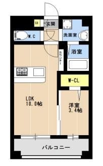 仮称）LIBTH東比恵3丁目_184の物件間取画像