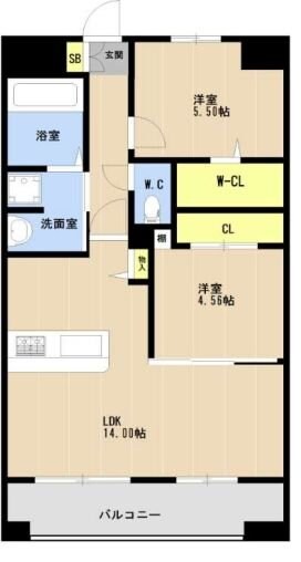 仮称）LIBTH博多駅南6丁目_164マンションの物件間取画像