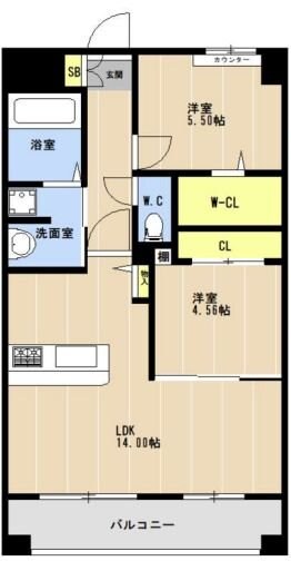 仮称）LIBTH博多駅南6丁目_164マンションの物件間取画像