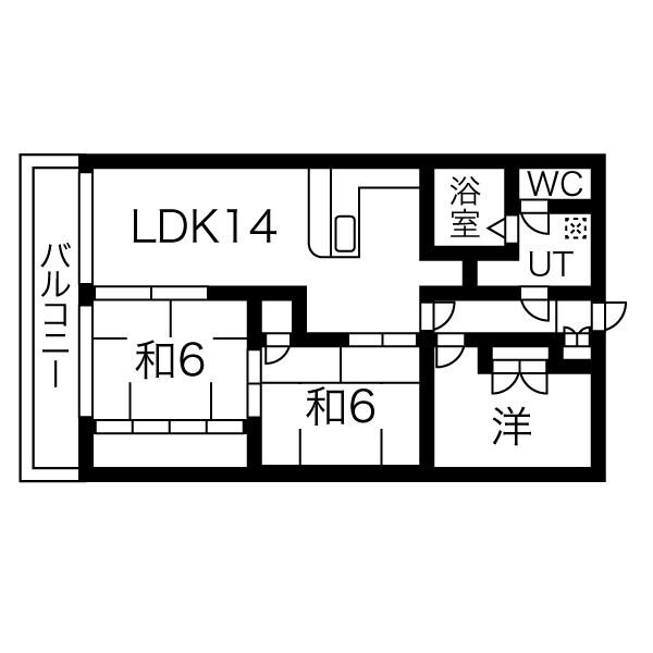 ナカサク2の物件間取画像