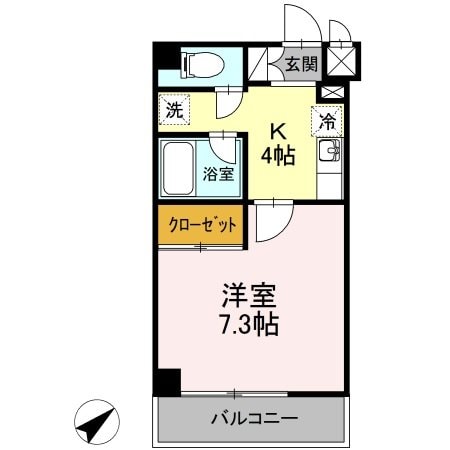 エストゥディオ平尾の物件間取画像