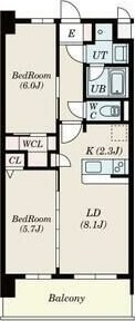 S-RESIDENCE博多駅南affordの物件間取画像