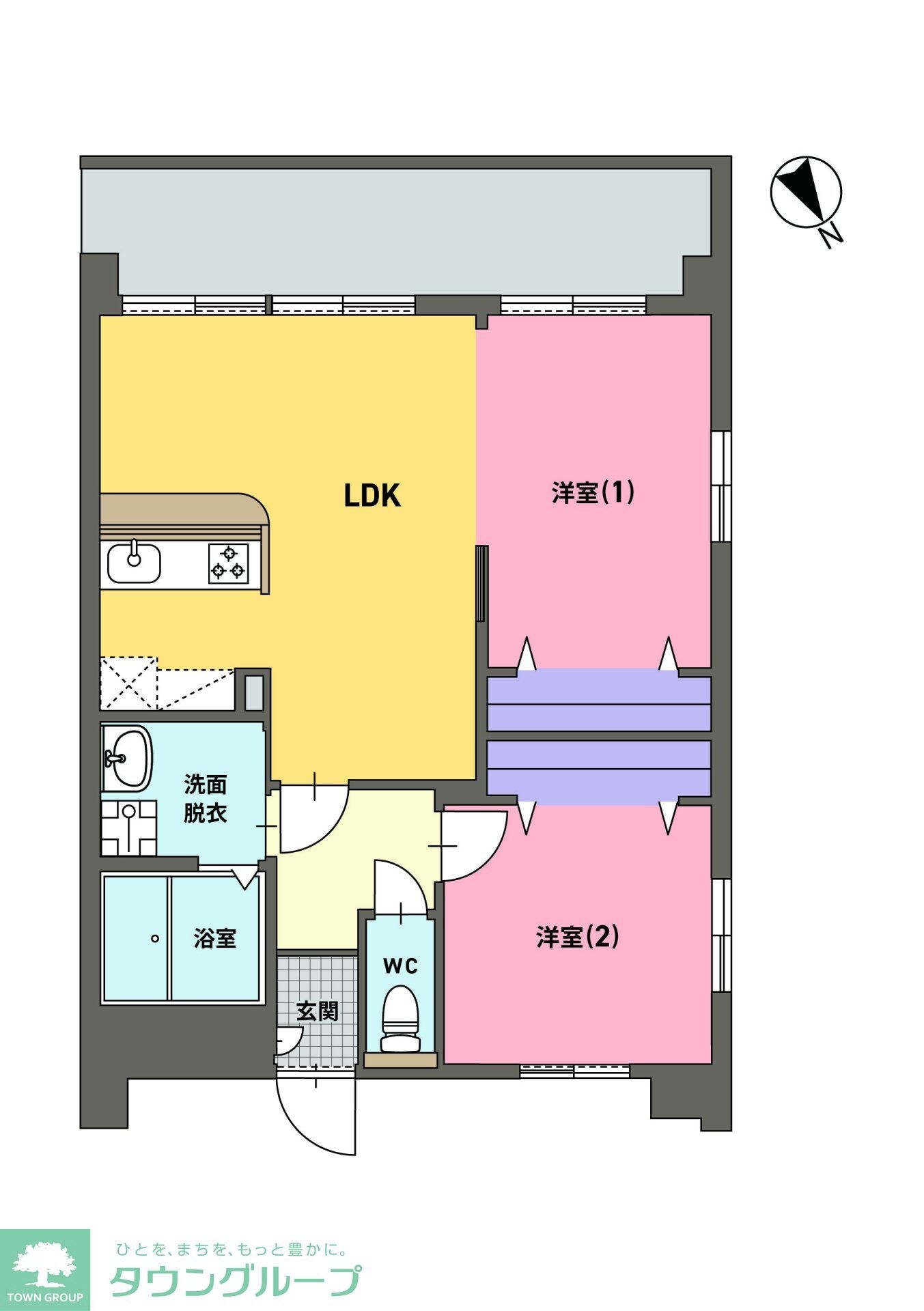 ENSTEPNo.18香椎の物件間取画像