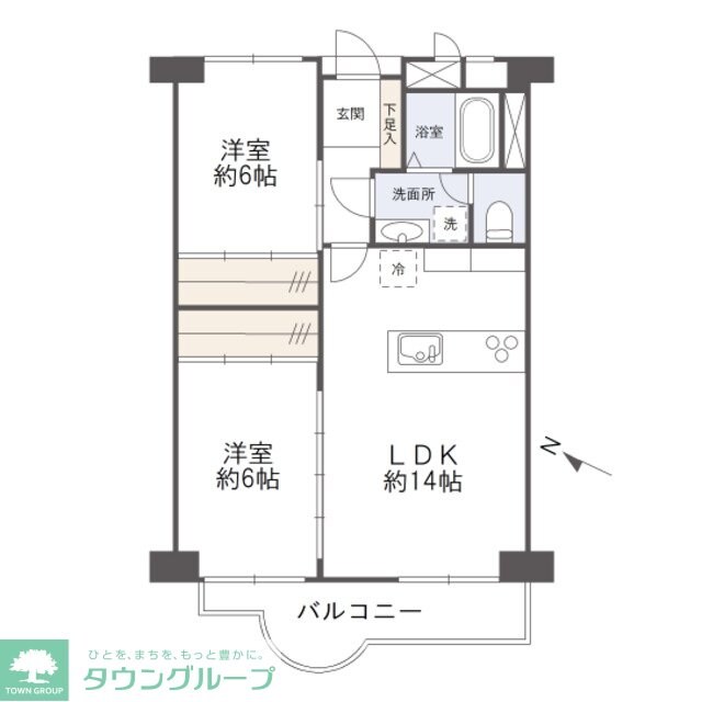 ハイラーク舞鶴の物件間取画像