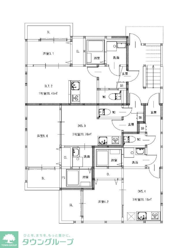 麦野１丁目AP（仮）の物件間取画像