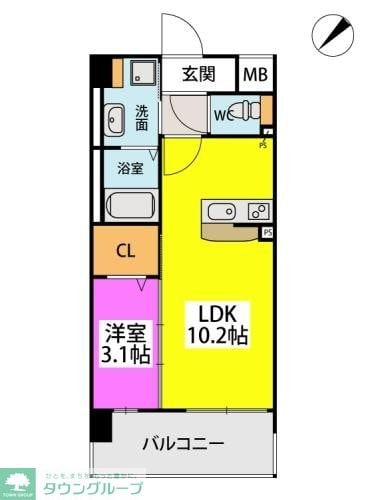 フルハウス高宮の物件間取画像