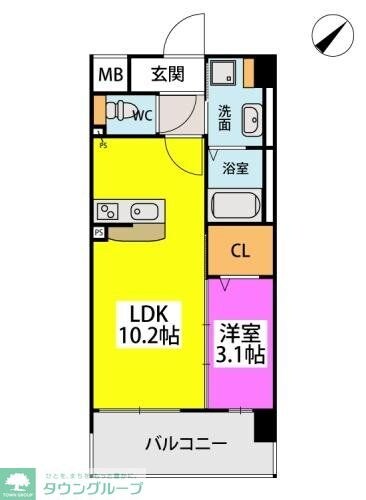 フルハウス高宮の物件間取画像