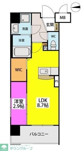 アザレ東公園の物件間取画像